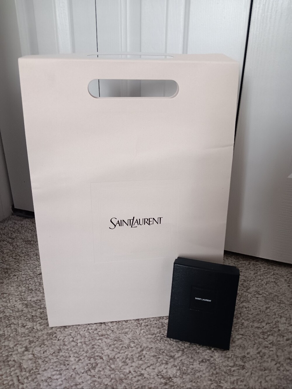 Yves Saint Laurent Shopping Bag and Small Box